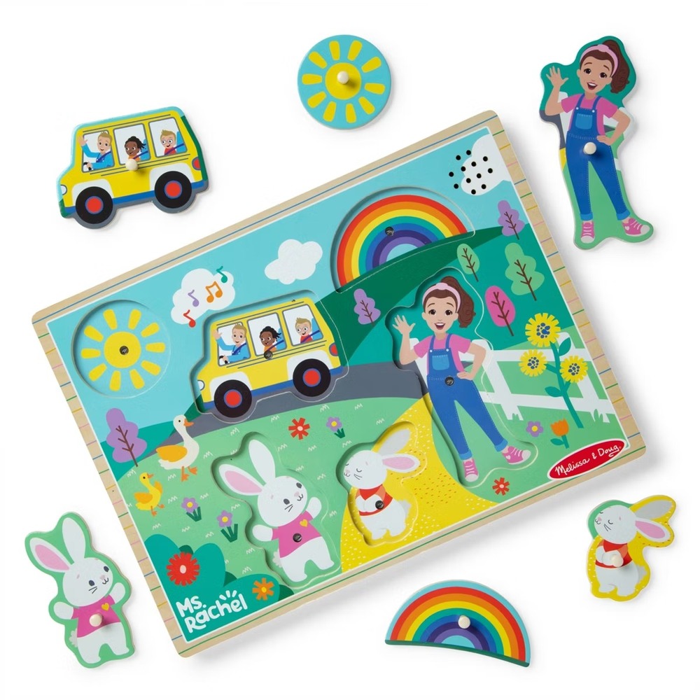 Melissa And Doug Ms Rachel Sound Puzzle~NEW~